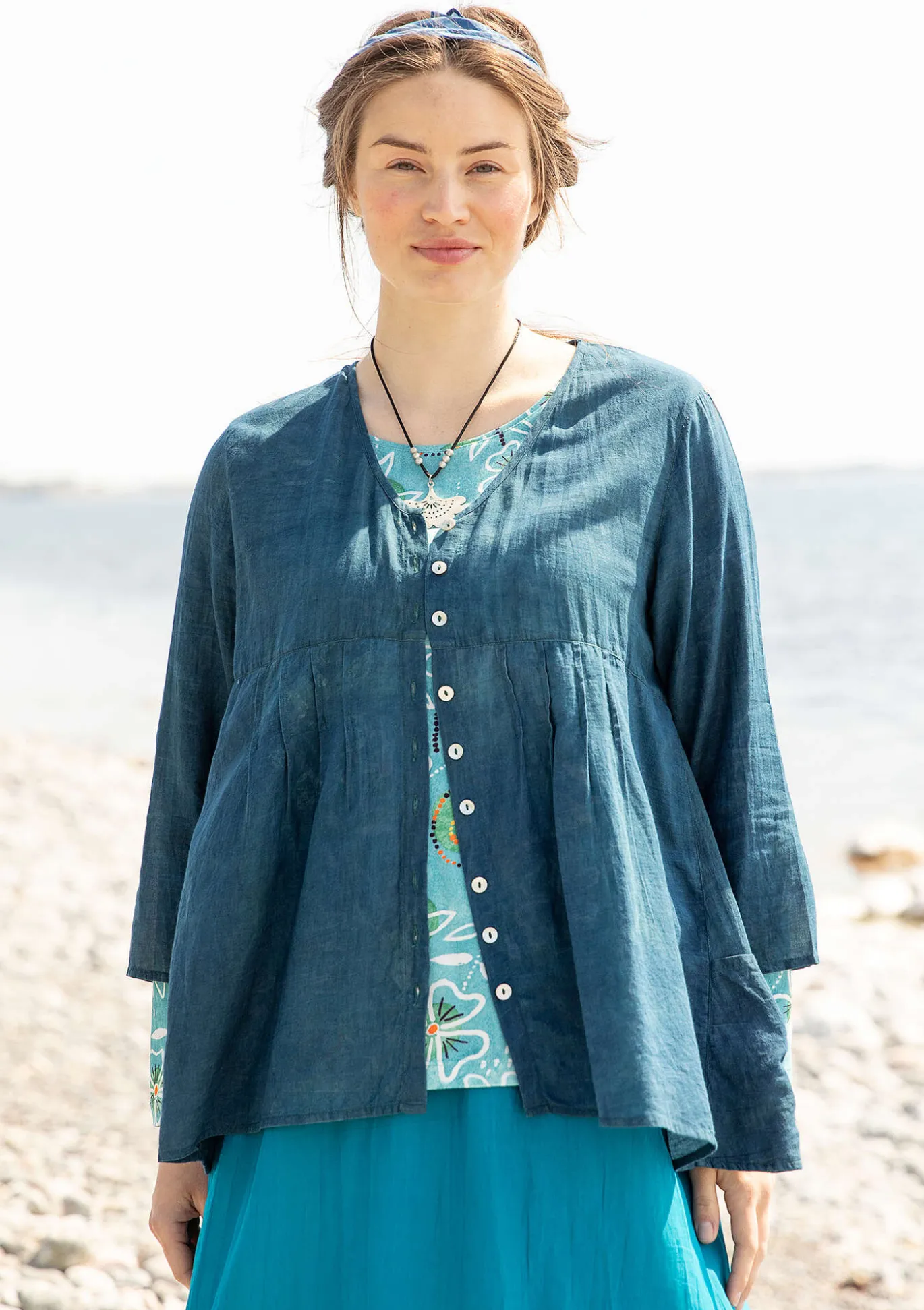Blus "Samira" i ekologisk bomull