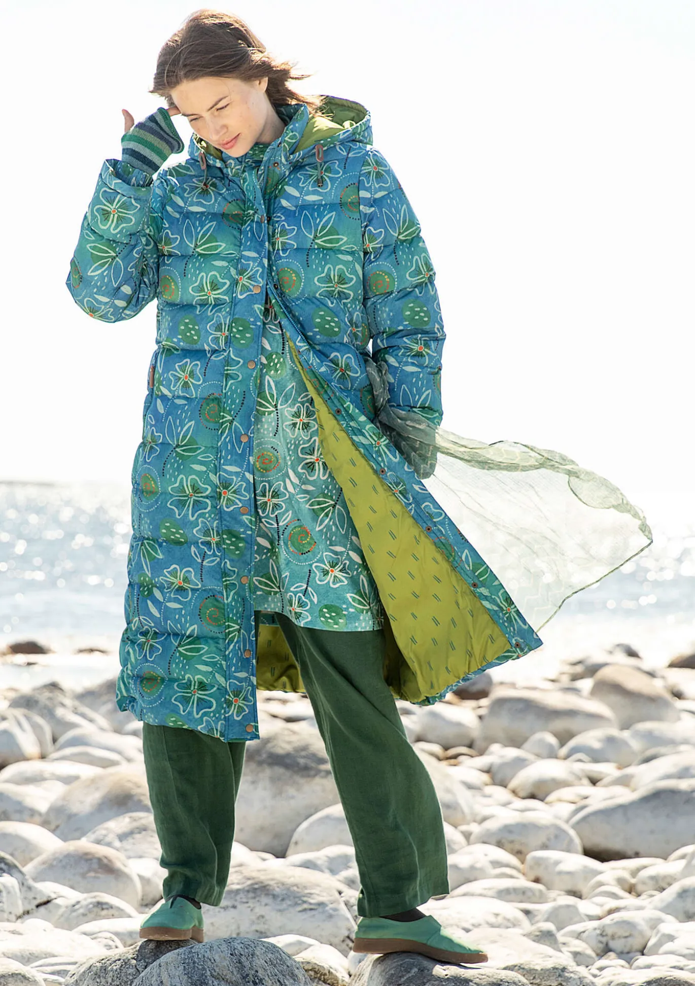 Dunkappa "Bhumika" återvunnen polyester/dun
