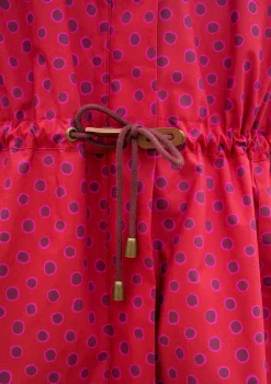 Vävd parkas 